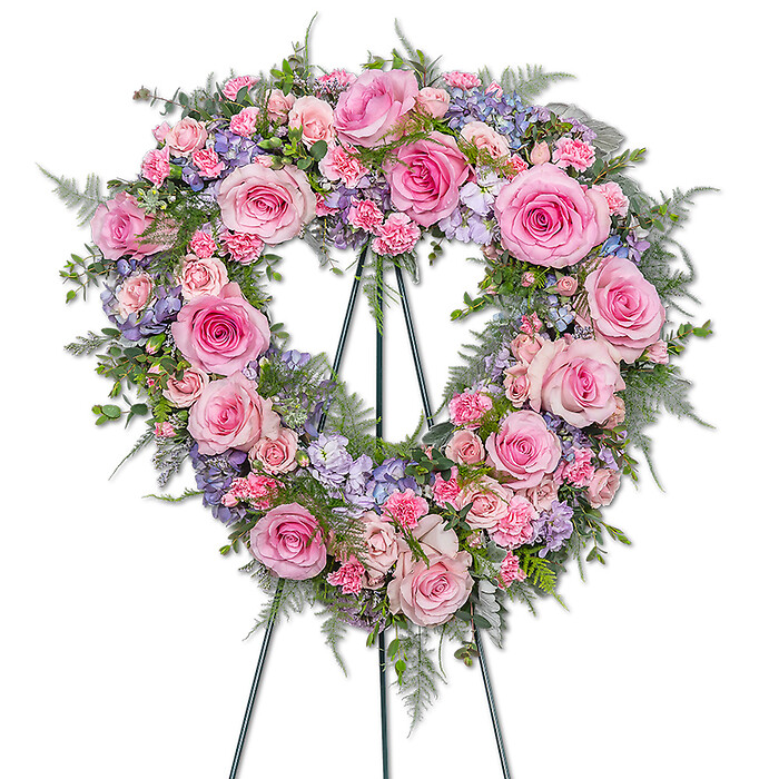 Glorious Garden Standing Heart