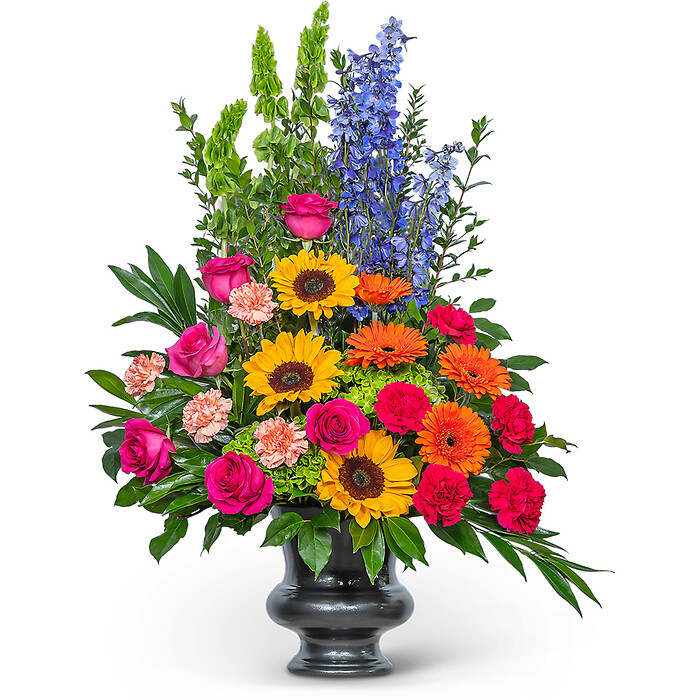 Forever Blooming Bright Urn