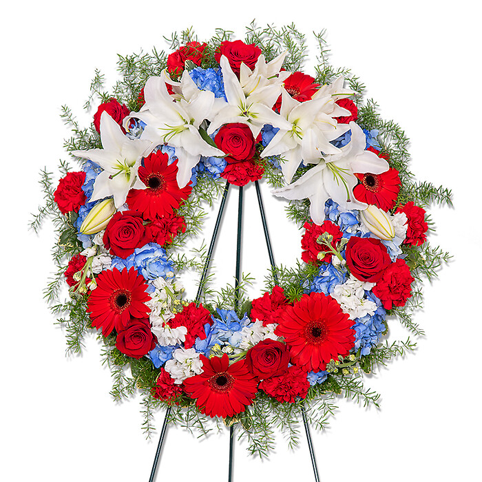 Stars and Stripes Forever Wreath