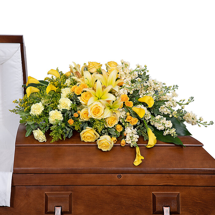 Radiant Remembrance Casket Spray