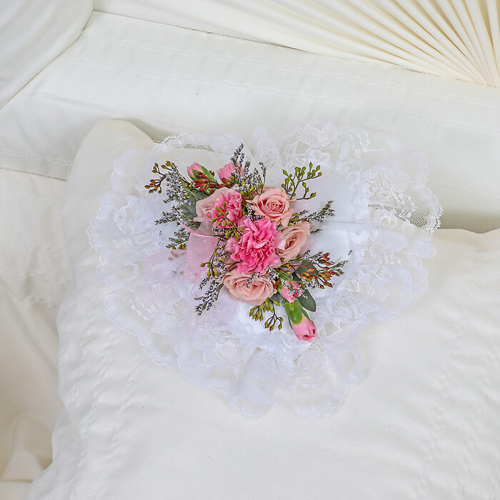 Floral Heart Pillow