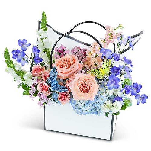 Monet Butterfly Garden Tote