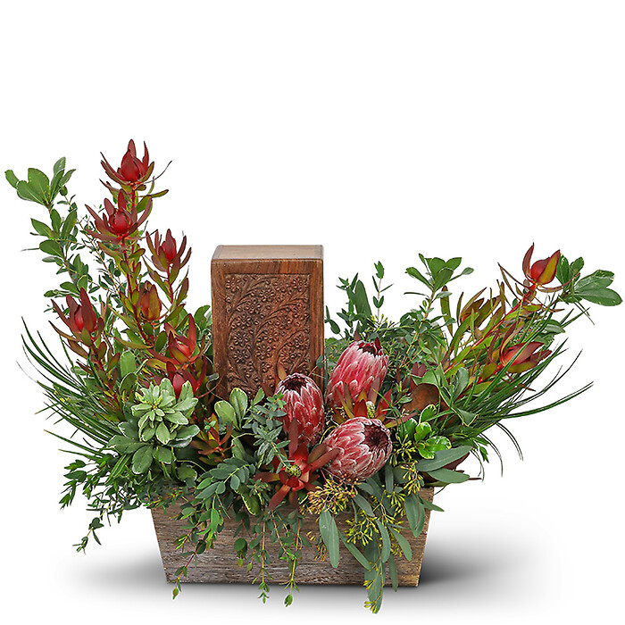 Floral Wilderness Cremation Tribute